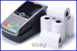 100 Rolls of 57X40 Mm Thermal Credit Card PDQ Machine Till Rolls, Cash Register
