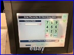 12 Touchscreen EPOS System for Takeaway and Pizza Shop POS Cash Register Till