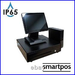 12 Touchscreen POS EPOS Cash Register Till System & Credit Card Terminal Retail