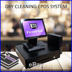 12in Touch Screen EPOS Cash Register Till System Dry Cleaning Laundrette Laundry