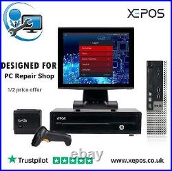 12in Touchscreen POS EPOS System Cash Register Till System Laptop/PC Repair Shop