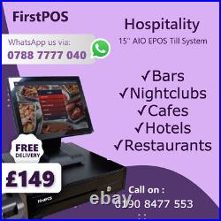 15 All in One POS EPOS Cash Register Till System For Bars & Nightclubs