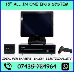 15 POS EPOS Cash register Till System Touch Screen for Salon, Beauty, barbers