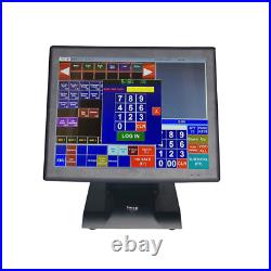 15 TouchScreen Smart Cash Register POS System For Till Retail Restaurant Shop