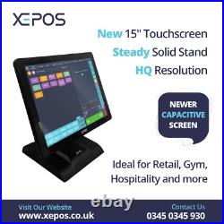 15 Touchscreen EPOS Cash Register Till System For Hospitality Café Bar Hotels