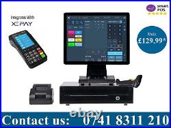 15 in All in one POS Epos Touchscreen Cash Register Till System for Retail