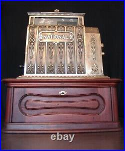 1912 Antique Double Drawer Crank National Cash Register / NCR / Till / Titanic