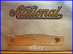 1950s Bare Metal Electric & Manual Lever Crank National Cash Register NCR / Till