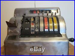1950s Bare Metal Electric & Manual Lever Crank National Cash Register NCR / Till