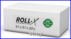 20-200 Roll-X BPA Free Thermal Cash Register Till Rolls Chip & Pin PDQ 57mmx57mm