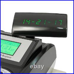 48 Keys Electronic Cash Register Shop Till Thermal Printer POS System Cashier