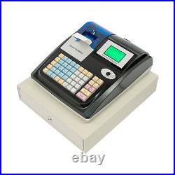 48 Keys Electronic Cash Register Shop Till Thermal Printer POS System Cashier