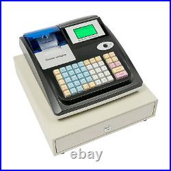 48 Keys Electronic Cash Register Shop Till Thermal Printer POS System Cashier