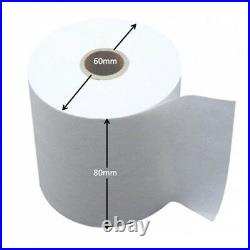 80mm x 60mm 80x60mm Thermal Paper Cash Register Till EPOS Printer Receipt Rolls