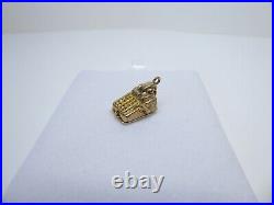 9ct Gold Charm Till Machine Cash Register Vintage Dangle Traditional Gift Box