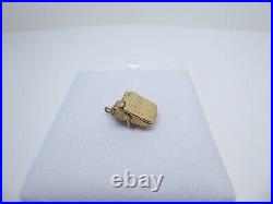 9ct Gold Charm Till Machine Cash Register Vintage Dangle Traditional Gift Box