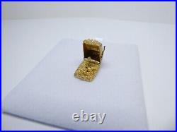 9ct Gold Charm Till Machine Cash Register Vintage Dangle Traditional Gift Box