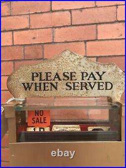 Antique 1920s 1930s Small Sized In Working Order National Till Cash Register