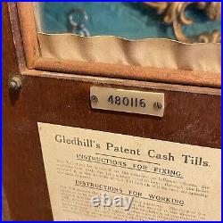 Antique Automatic Cash Till 480116 Gledhill & Sons Halifax Haberdashery Vintage