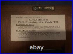 Antique Automatic Cash Till no 28288 Gledhill & Sons Halifax