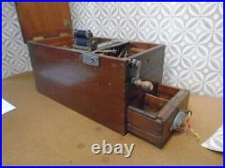 Antique Cash Register Till By Gledhill Halifax Shop Display Prop Mahogany Large