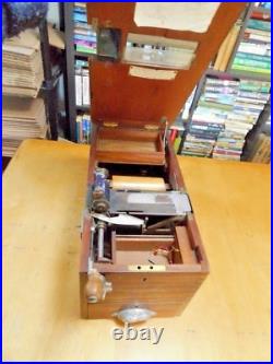 Antique Cash Register Till By Gledhill Halifax Shop Display Prop Mahogany Large