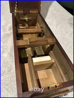 Antique Cash Register Till (includes Original Paper Inside)