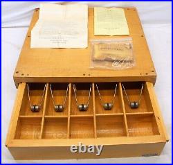 Antique INDIANA CASH REGISTER Wooden LOCKING TILL Model TD-1 General Store L@@K