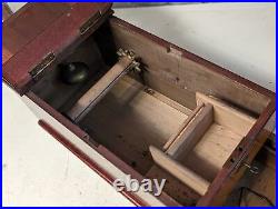 Antique Mahogany Cash Register / Till