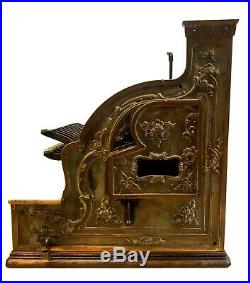 Antique National Cash Register Brass Till Shop Display Working Order No 921586