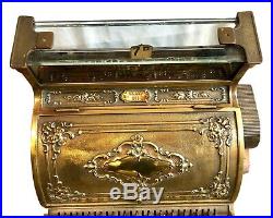 Antique National Cash Register Brass Till Shop Display Working Order No 921586