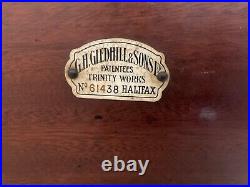 Antique Victorian c19th GLEDHILL Cash Register Till from old Batley Florist Shop
