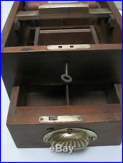 Antique Vintage G H Glenhill Cash Register Wooden Till Drawer