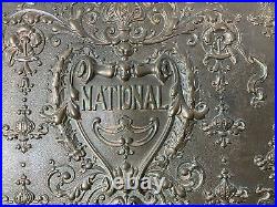 Antique Vintage National Cash Register Till Back Door Cover Bronze 513F C41 3562