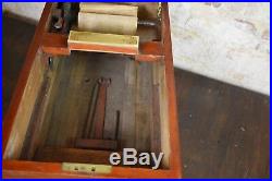 Antique Vintage O'brien Cash Register Wooden Till Drawer Bell self closing