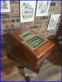 Antique Vintage O'brien Liverpool Cash Register Wooden Till Drawer Very Rare