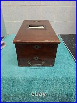 Antique Wooden Shop Cash Drawer Cash Register/Till Vintage With Bell