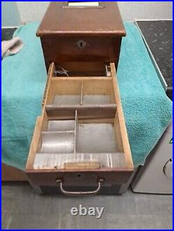 Antique Wooden Shop Cash Drawer Cash Register/Till Vintage With Bell