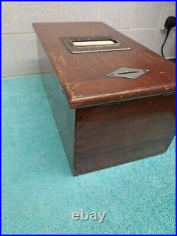 Antique Wooden Shop Cash Drawer Cash Register/Till Vintage With Bell