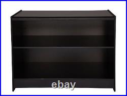 BLACK 1200mm COUNTER WITH SHELF RETAIL DISPLAY SHOP FITTINGS CASH TILL WRAP NEW