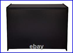 BLACK 1200mm COUNTER WITH SHELF RETAIL DISPLAY SHOP FITTINGS CASH TILL WRAP NEW