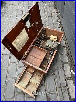 Barn Find Rare Vintage Brass Wooden Cash Shop Register Upcycle Display Derby