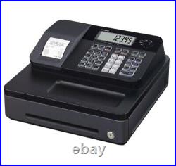 Black Casio SE-G1 Cash Register Shop Till Cafe Shop+ till rolls + Keys + Manual