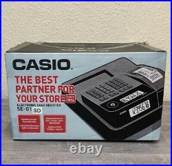 Black Casio SE-G1 Cash Register Shop Till SE G1 + till rolls + Keys + Manual
