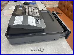 Black Casio SE-G1 Cash Register Till Telephone support Optional Rolls SEG1 SE G1