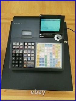 Black Casio Se-C450 Electronic Cash Register Till with spare Receipt Rolls