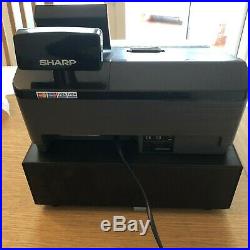 Black Sharp XE-A217B Cash Register With Till Drawer, Key and Spare Receipt Rolls