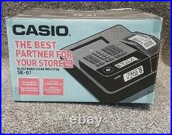 Brand New Original Casio Se-g1 Cash Register Black Till Free Uk Delivery