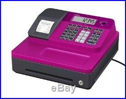 Brand New PINK CASIO cash register till SEG1 + Free Memory protection Batteries