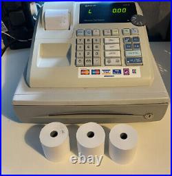 CASIO 130CR-SD Electronic Cash Register Complete With Till Rolls And Free P&P